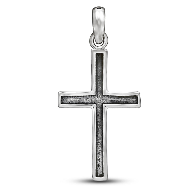 1.5" Cross Silver Jewelry Pendants - SPJ2085