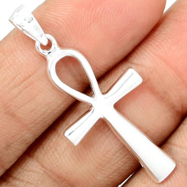 1.6" Cross Silver Jewelry Pendants - SPJ2097