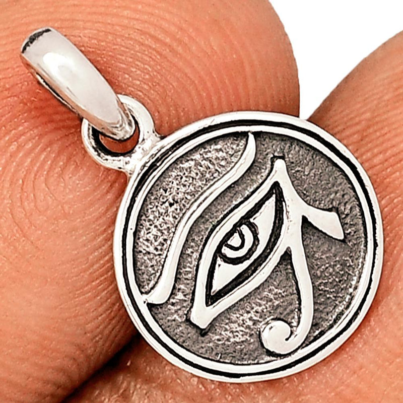 0.7" Eye Of Horus Silver Jewelry Pendants - SPJ2106
