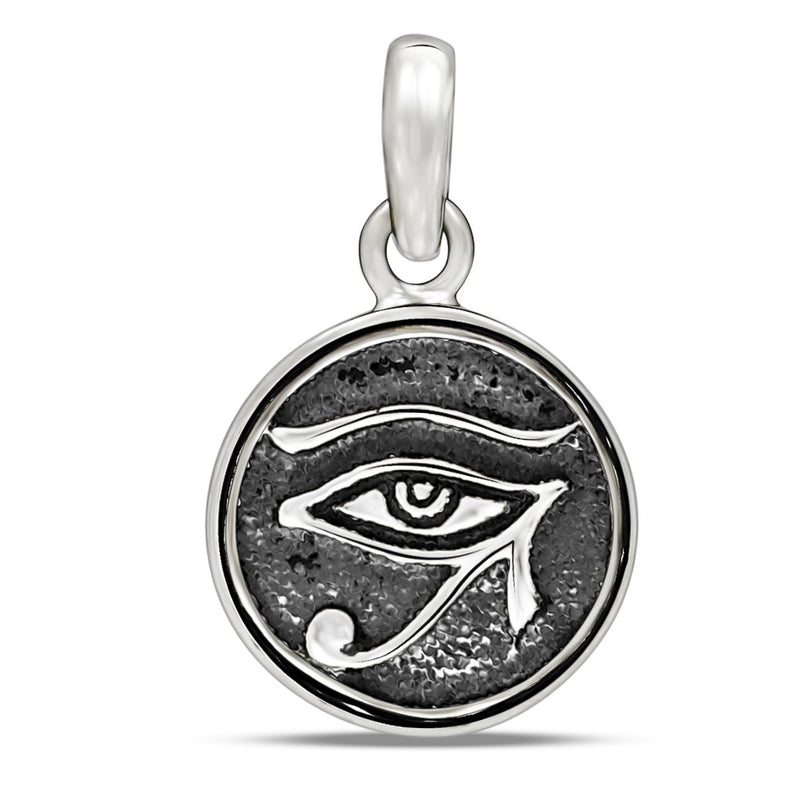 0.7" Eye Of Horus Silver Jewelry Pendants - SPJ2106