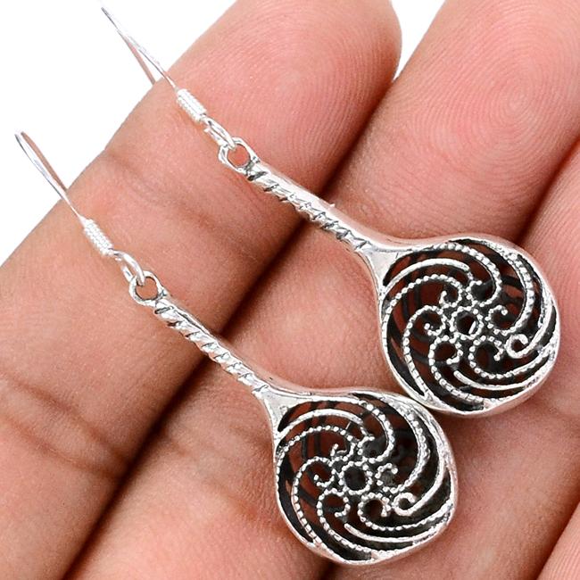 1.8" Plain Silver Jewelry - SPJ2115