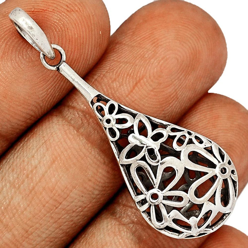 1.8" Plain Silver Jewelry Pendants - SPJ2122