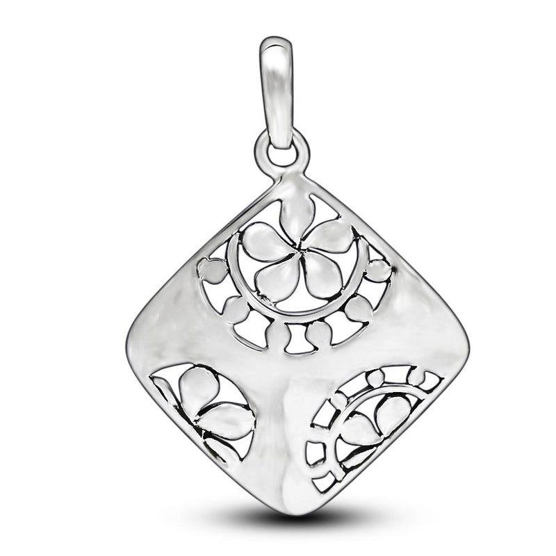 1.3" Plain Silver Jewelry Pendants - SPJ2132