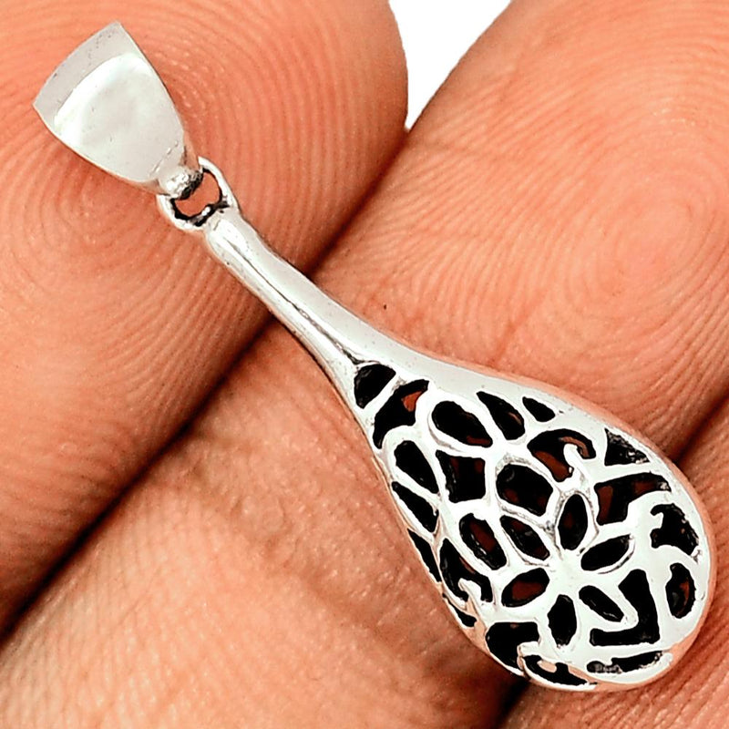 1.2" Plain Silver Jewelry Pendants - SPJ2134