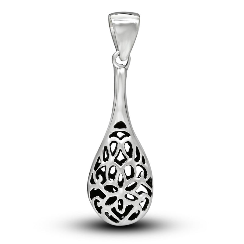 1.2" Plain Silver Jewelry Pendants - SPJ2134