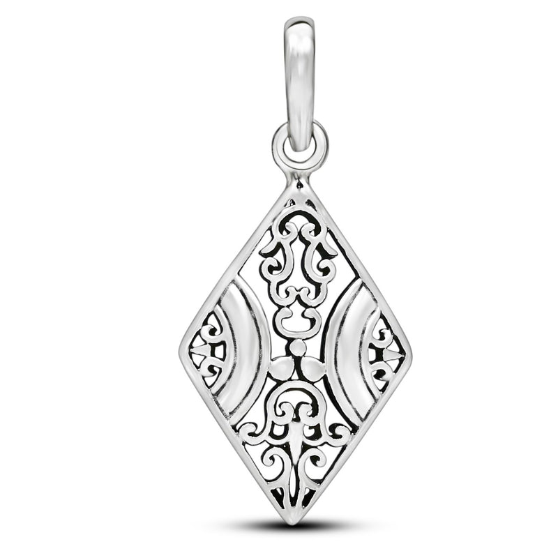 1.3" Plain Silver Jewelry Pendants - SPJ2138