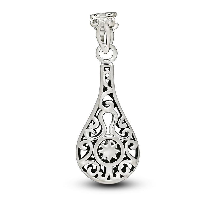 1.2" Plain Silver Jewelry Pendants - SPJ2140