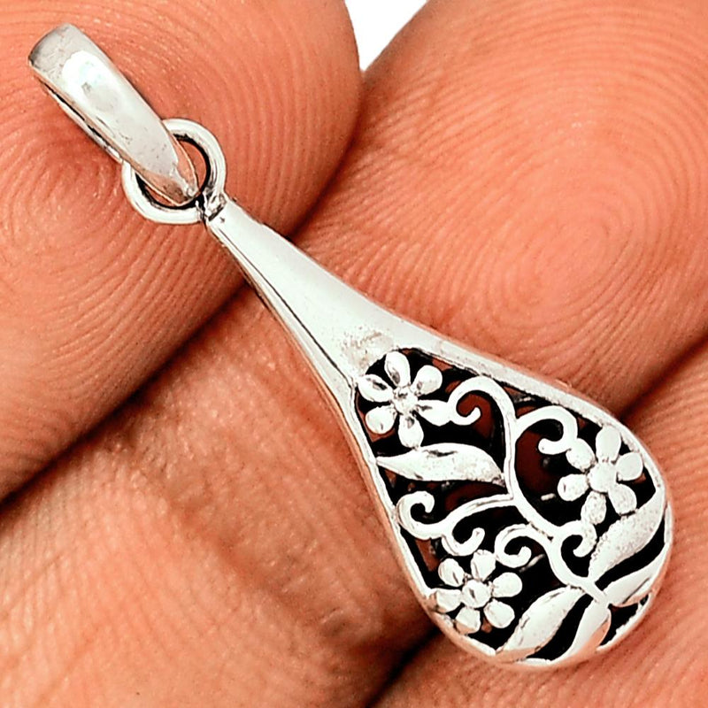 1.2" Plain Silver Jewelry Pendants - SPJ2144
