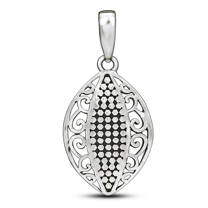 1.1" Plain Silver Jewelry Pendants - SPJ2146