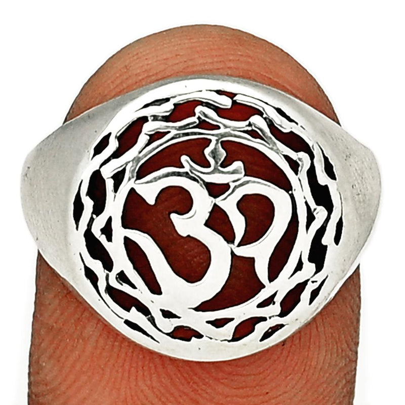 Celtic Om Silver Jewelry Ring - SPJ2153