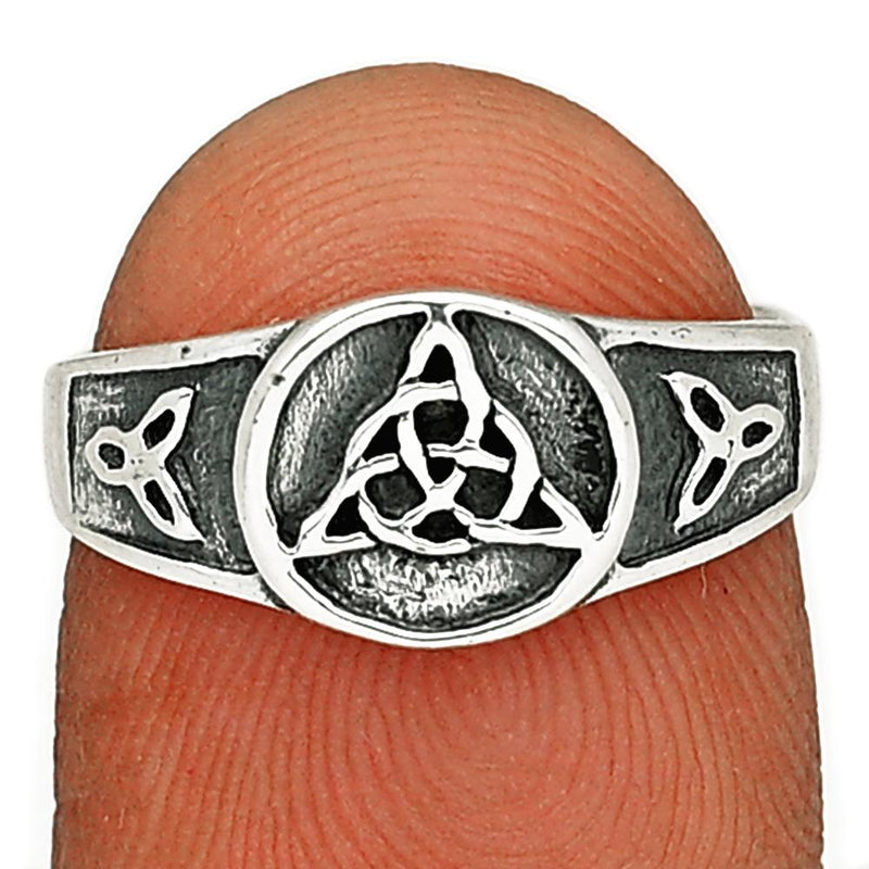 Celtic Silver Jewelry Ring - SPJ2154