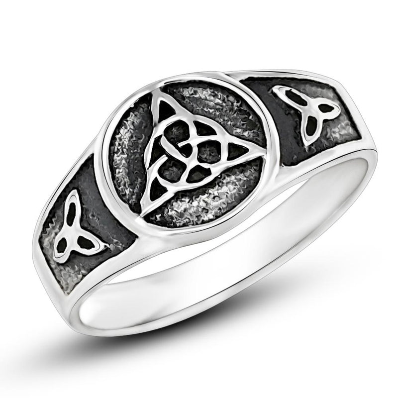 Celtic Silver Jewelry Ring - SPJ2154