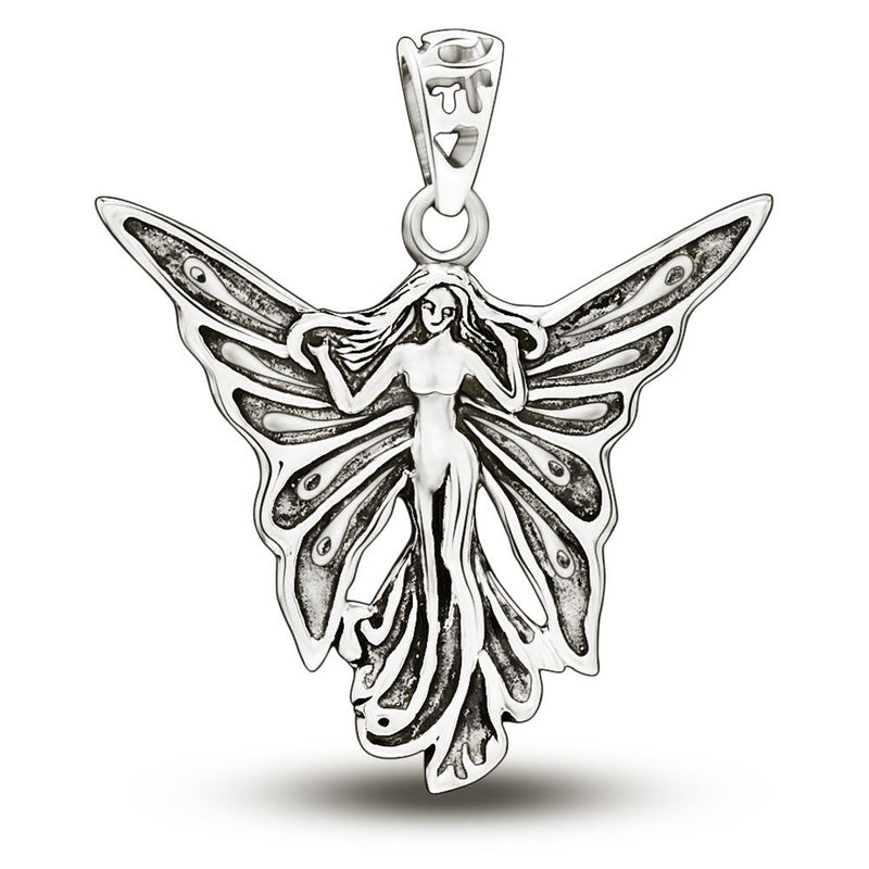1.3" Fairy Silver Jewelry Pendants - SPJ2173