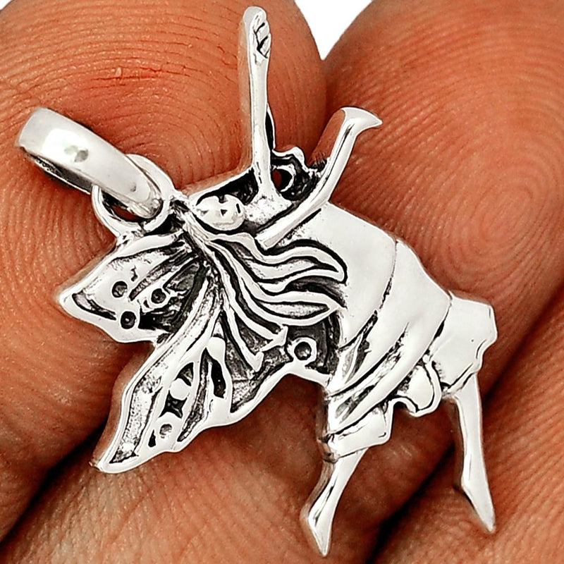 1.2" Fairy Silver Jewelry Pendants - SPJ2186
