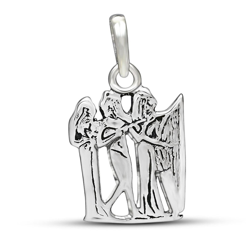 0.8" Plain Silver Jewelry Pendants - SPJ2216