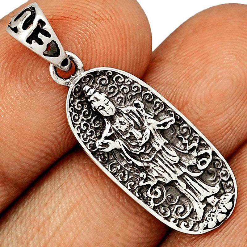 1.3" Plain Silver Jewelry Pendants - SPJ2220