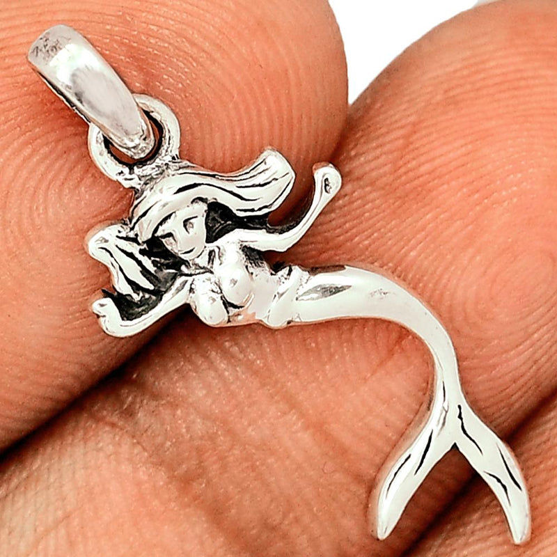 1.2" Plain Silver Jewelry Pendants - SPJ2237