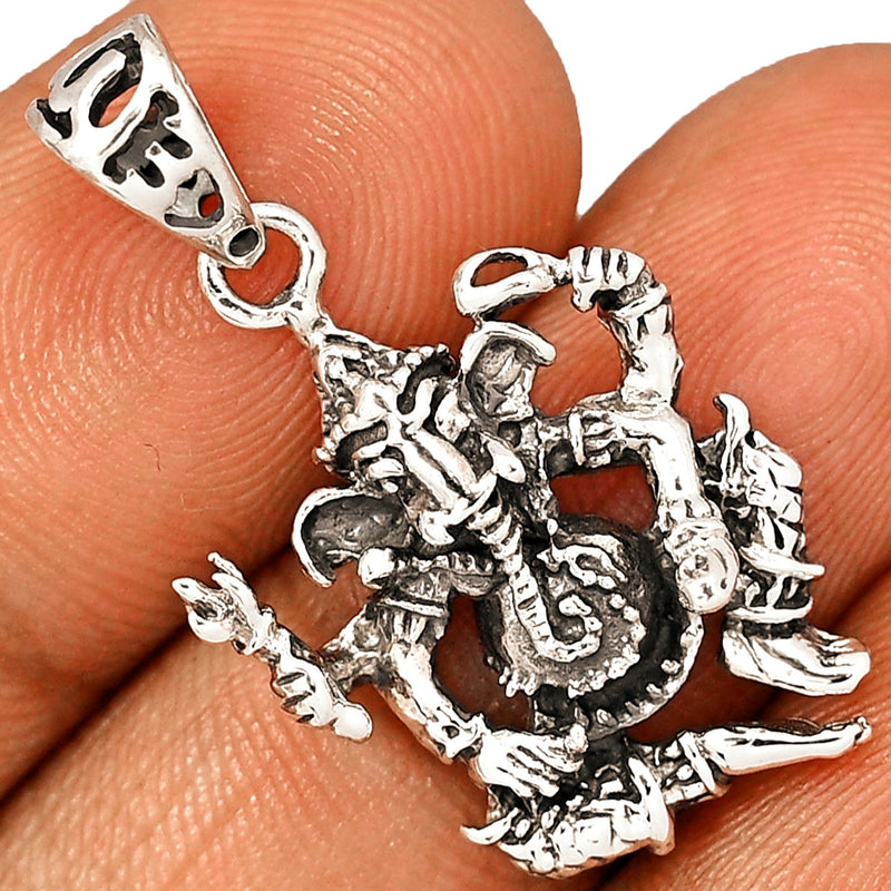 1.2" Plain Silver Jewelry Pendants - SPJ2265