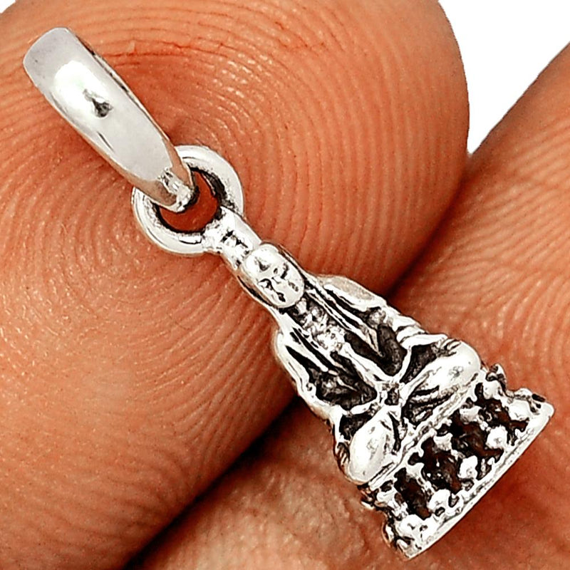 0.7" Plain Silver Jewelry Pendants - SPJ2273