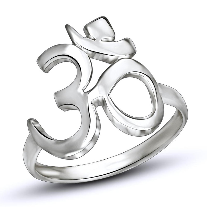 Om Silver Jewelry Ring - SPJ2282