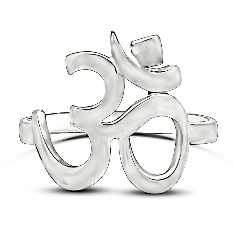 Om Silver Jewelry Ring - SPJ2282