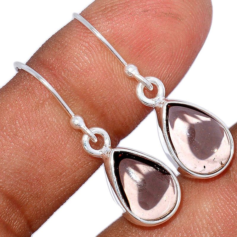 1.1" Smokey Quartz Cabochon Earrings - SQCE97