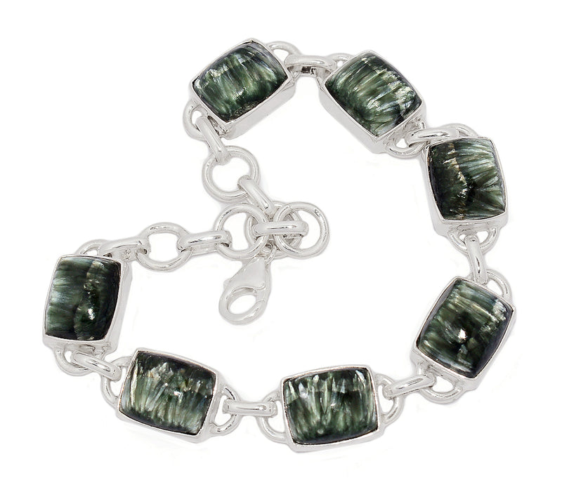 8.2" Seraphinite Bracelets - SRPB107