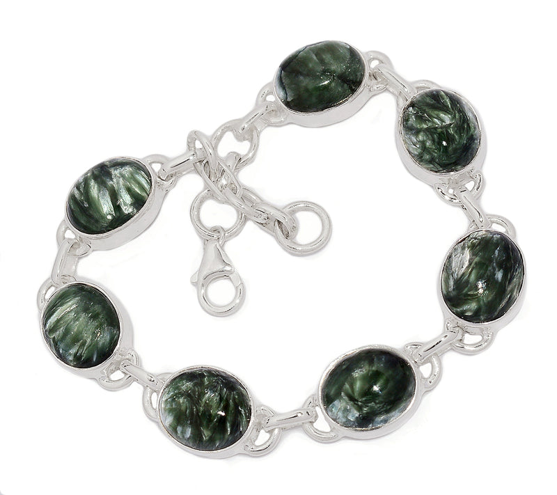 8" Seraphinite Bracelets - SRPB124