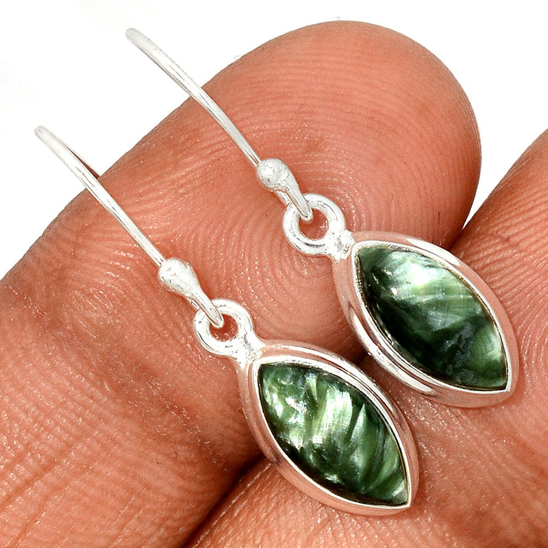 1.2" Seraphinite Earrings - SRPE681