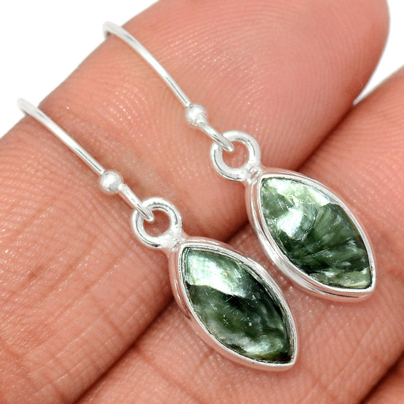 1.2" Seraphinite Earrings - SRPE718