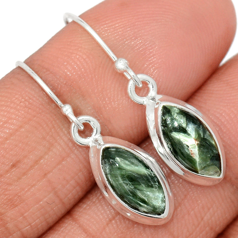 1.2" Seraphinite Earrings - SRPE725