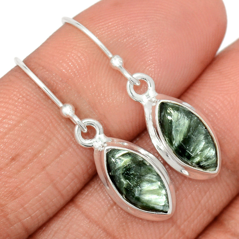 1.2" Seraphinite Earrings - SRPE726