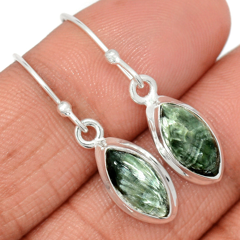 1.2" Seraphinite Earrings - SRPE727