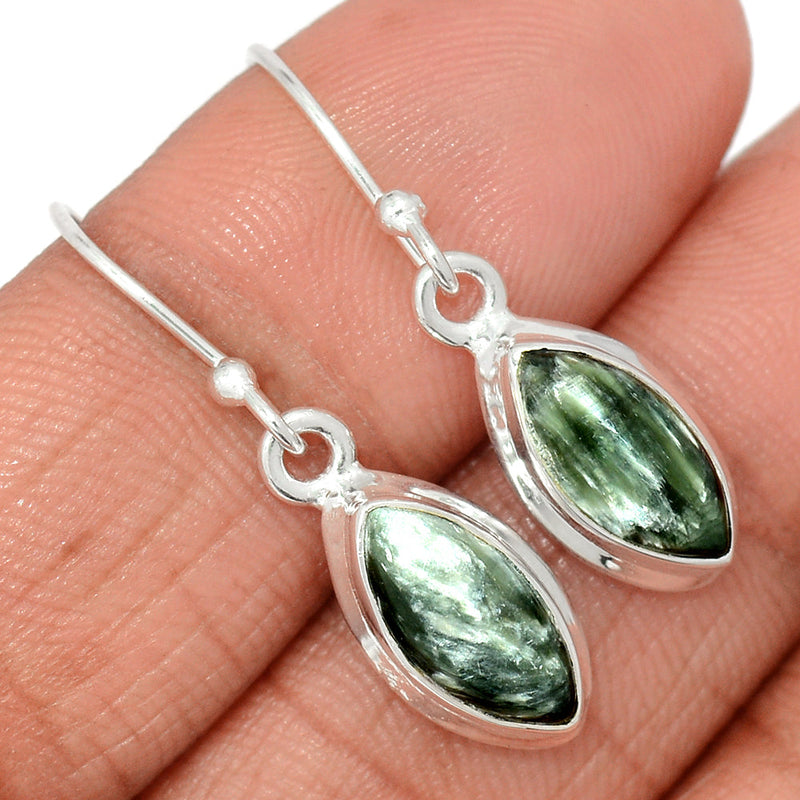 1.2" Seraphinite Earrings - SRPE738