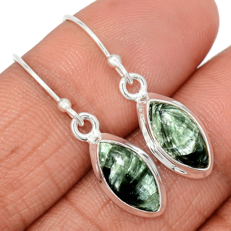 1.2" Seraphinite Earrings - SRPE750