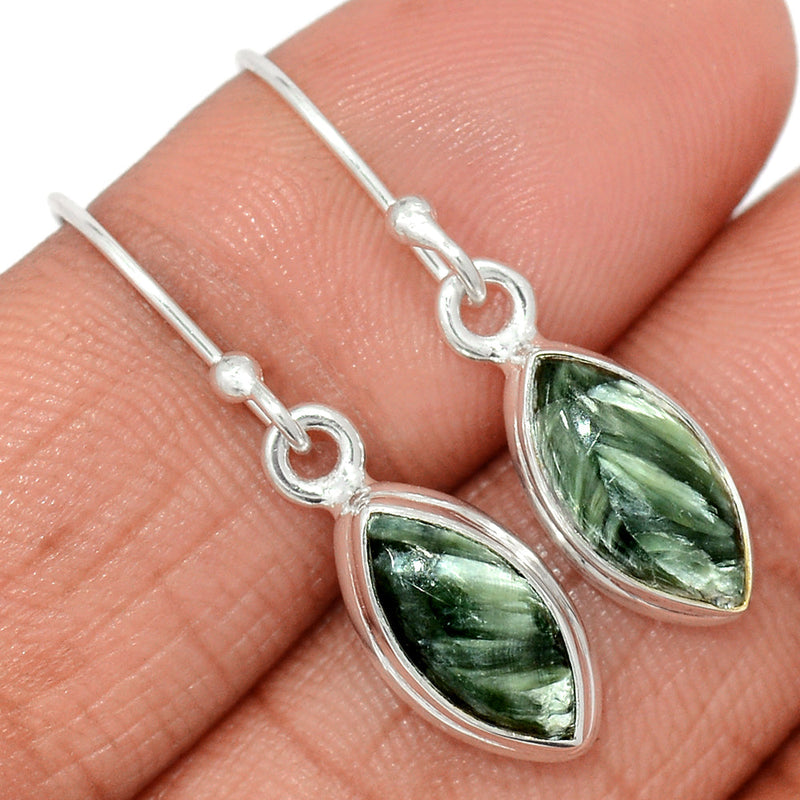 1.2" Seraphinite Earrings - SRPE751