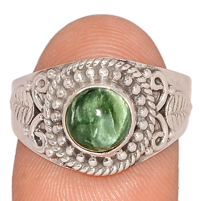 Fine Filigree - Seraphinite Ring - SRPR1352