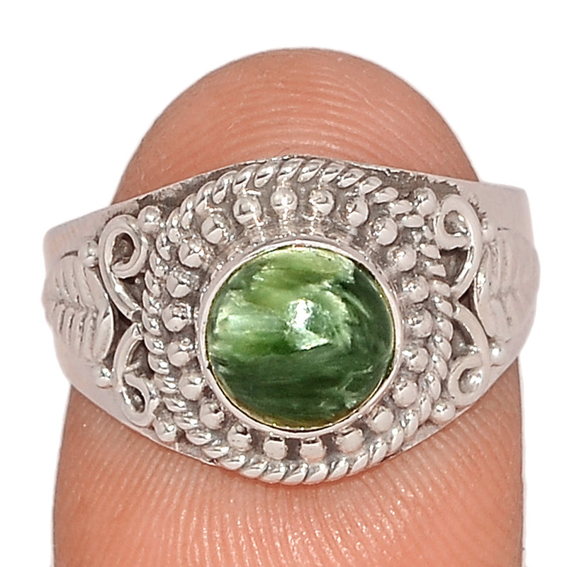 Fine Filigree - Seraphinite Ring - SRPR1353