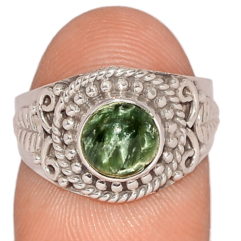 Fine Filigree - Seraphinite Ring - SRPR1355