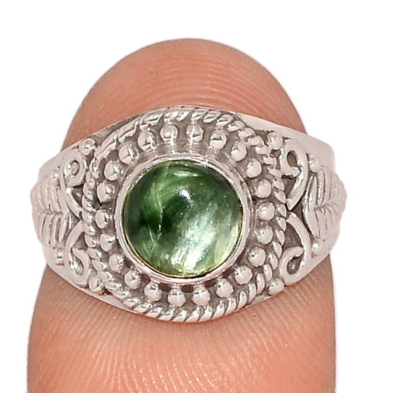 Fine Filigree - Seraphinite Ring - SRPR1369
