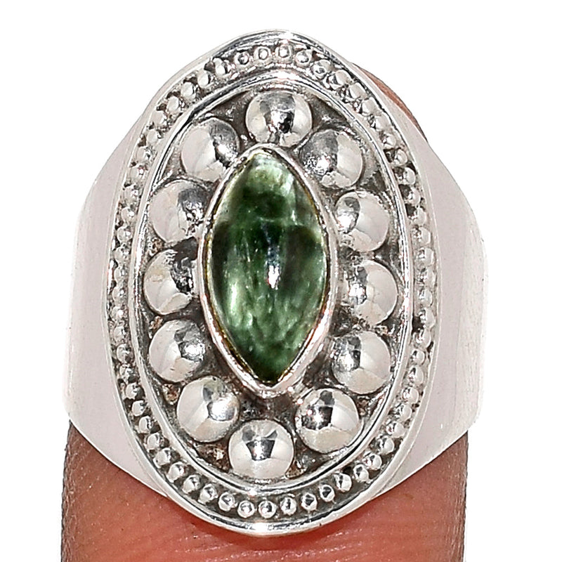 Fine Filigree - Seraphinite Ring - SRPR1427