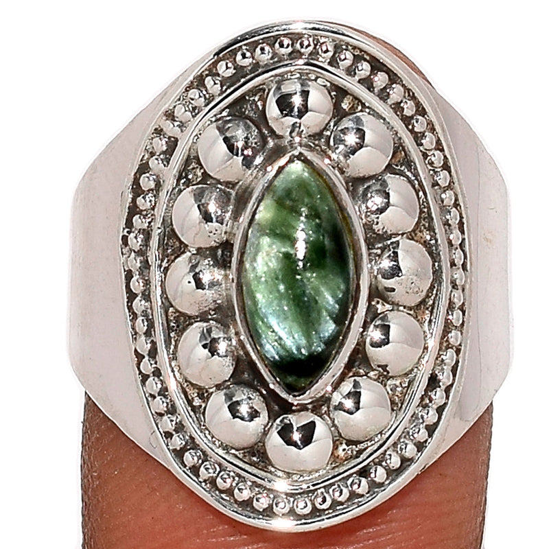 Fine Filigree - Seraphinite Ring - SRPR1428