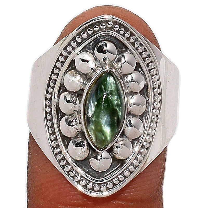 Fine Filigree - Seraphinite Ring - SRPR1429