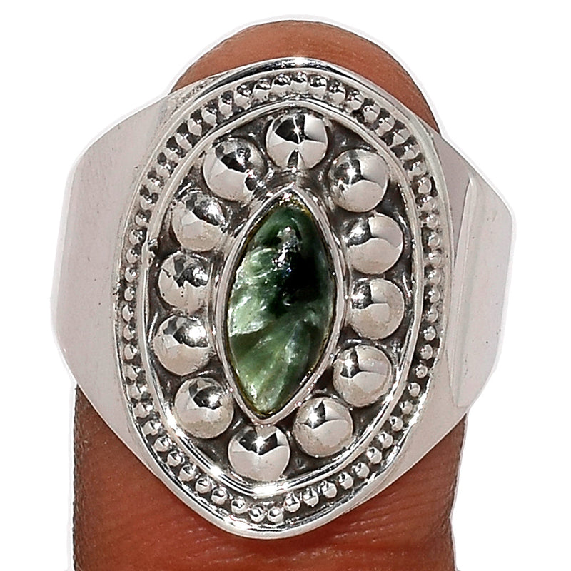 Fine Filigree - Seraphinite Ring - SRPR1430