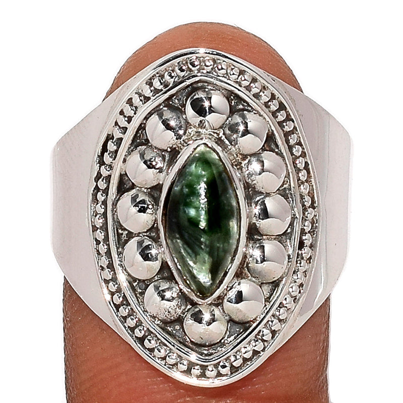 Fine Filigree - Seraphinite Ring - SRPR1435