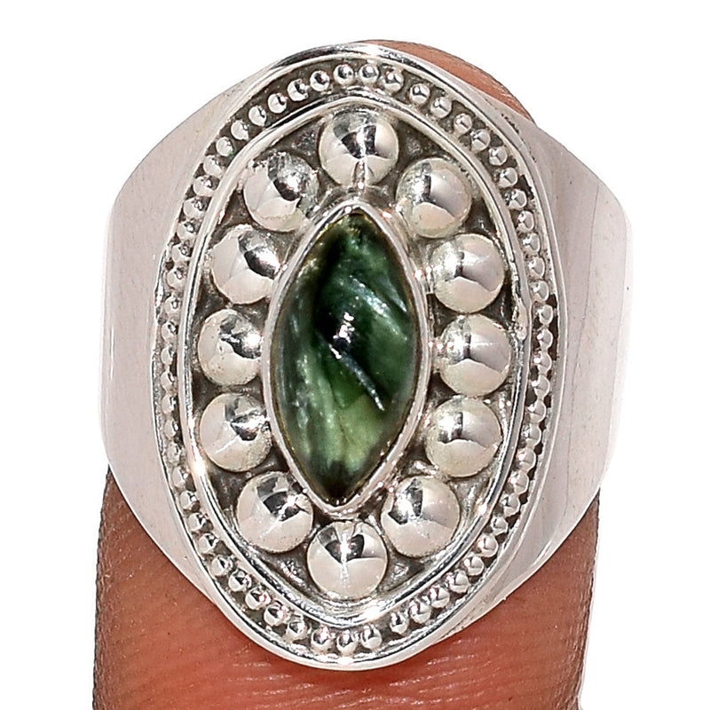 Fine Filigree - Seraphinite Ring - SRPR1437