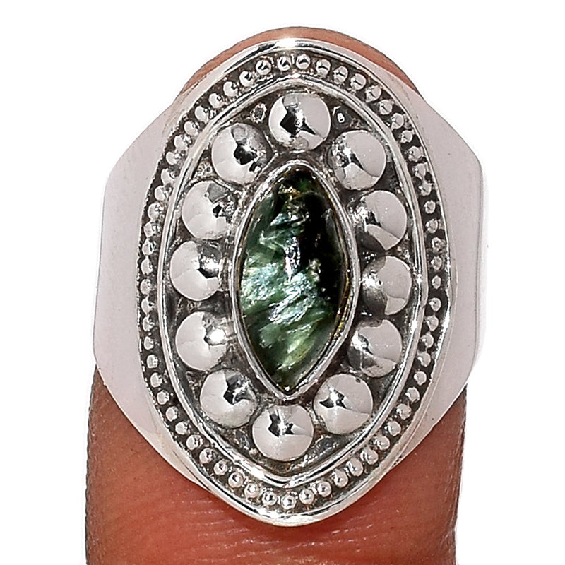 Fine Filigree - Seraphinite Ring - SRPR1440