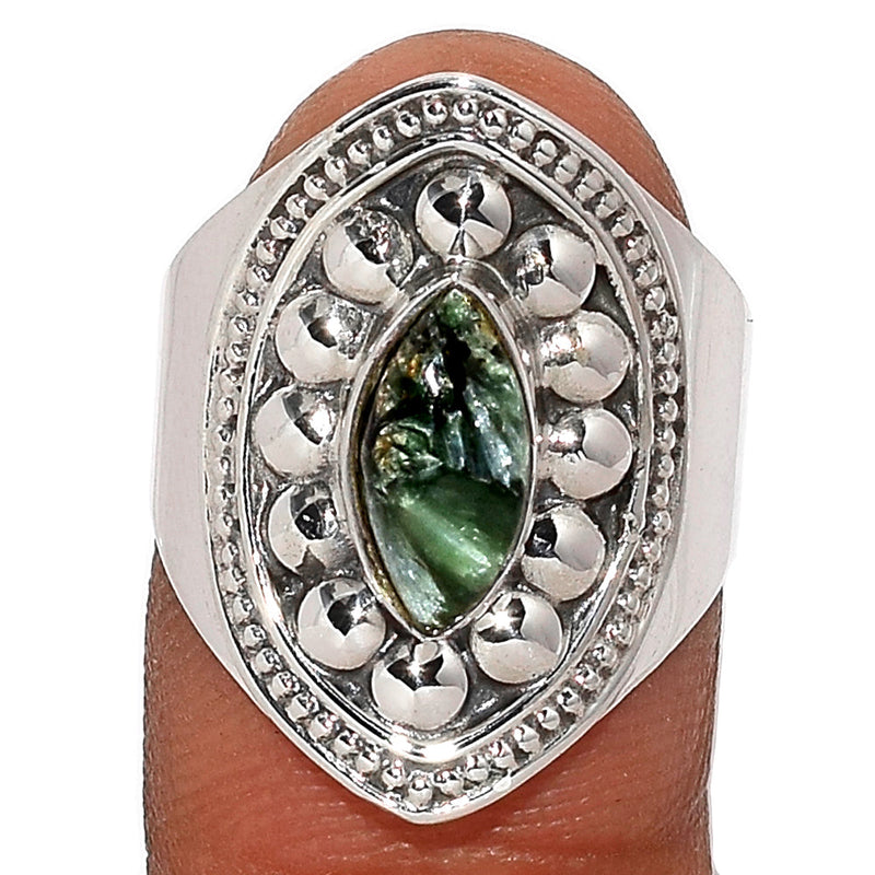 Fine Filigree - Seraphinite Ring - SRPR1443