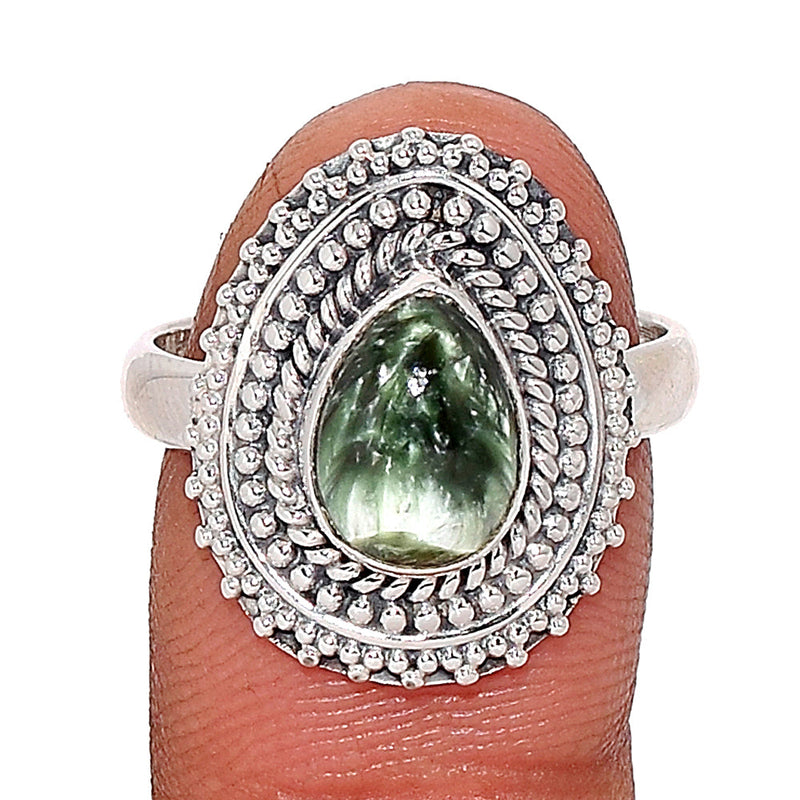 Fine Filigree - Seraphinite Ring - SRPR1453