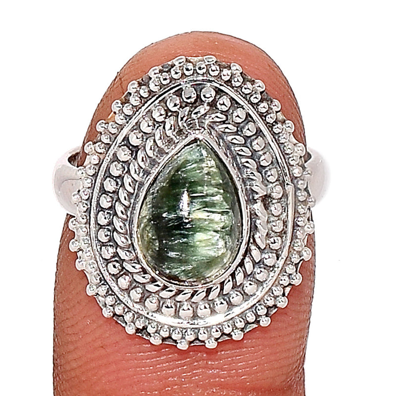 Fine Filigree - Seraphinite Ring - SRPR1456